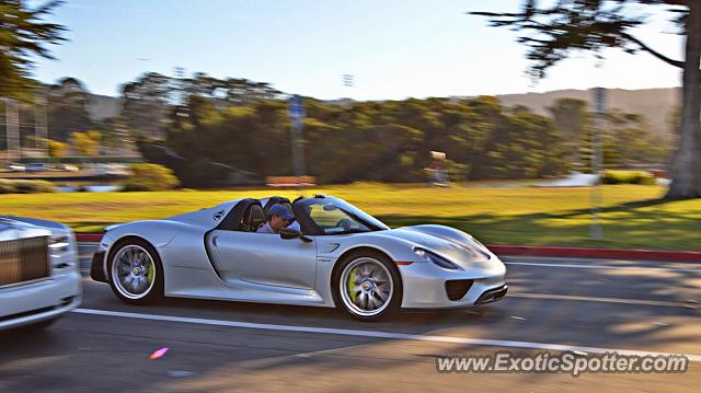 Porsche 918 Spyder spotted in Carmel, California