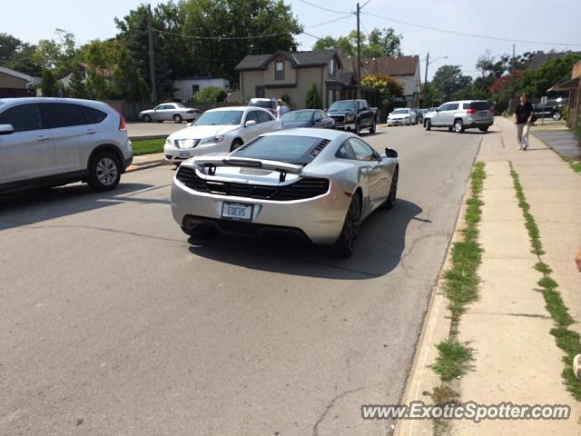 Mclaren MP4-12C spotted in Notl, Canada