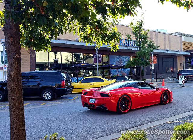 Ferrari 458 Italia spotted in Toronto, Canada