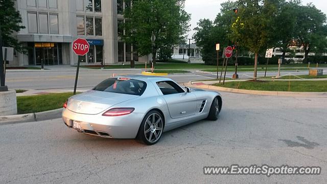 Mercedes SLS AMG spotted in Oak Brook, Illinois