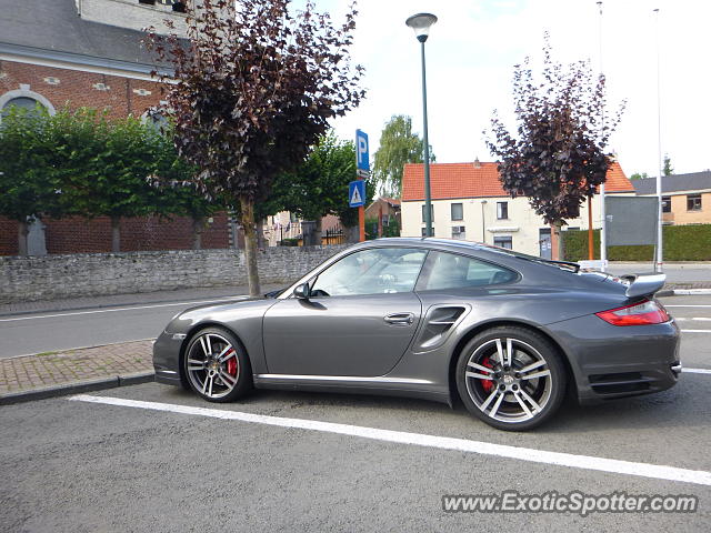 Porsche 911 Turbo spotted in Zaventem, Belgium