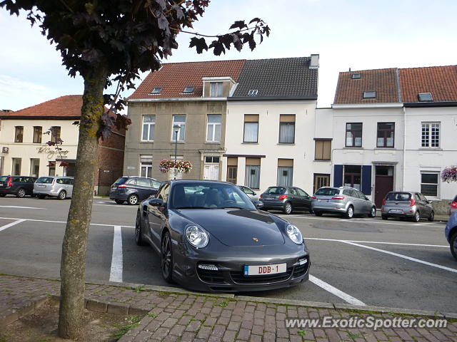 Porsche 911 Turbo spotted in Zaventem, Belgium