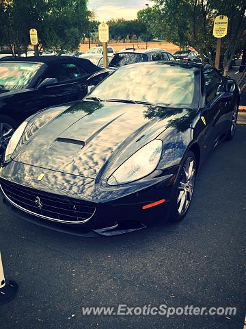 Ferrari California spotted in Napa, California