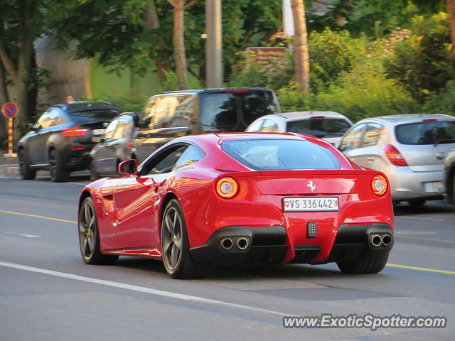 Ferrari F12 spotted in Montreux, Switzerland