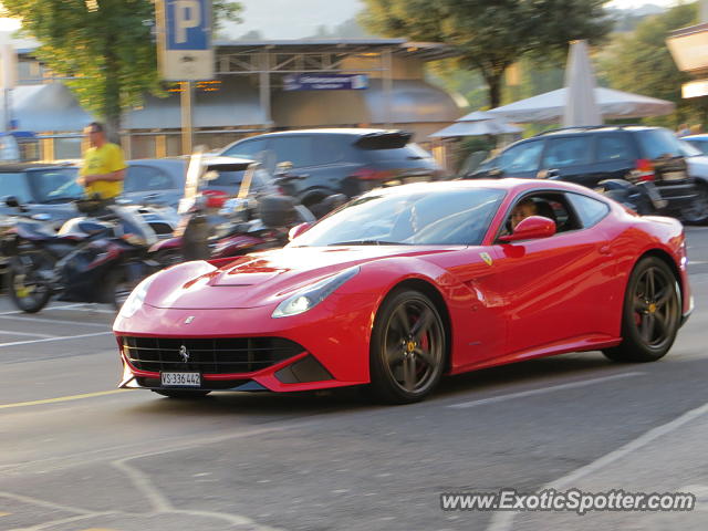 Ferrari F12 spotted in Montreux, Switzerland