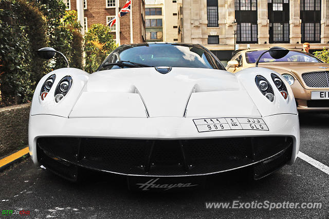 Pagani Huayra spotted in London, United Kingdom