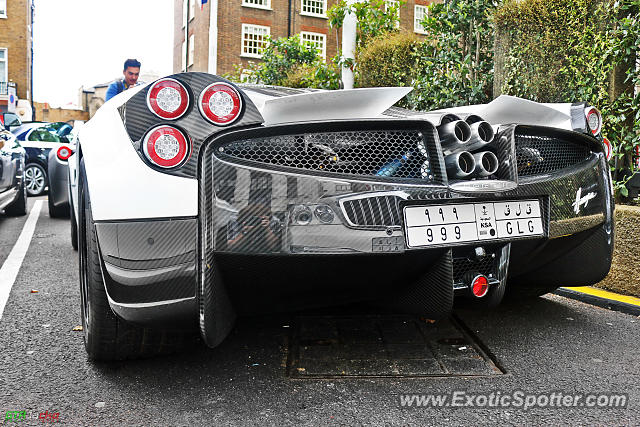 Pagani Huayra spotted in London, United Kingdom