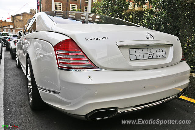 Mercedes Maybach spotted in London, United Kingdom