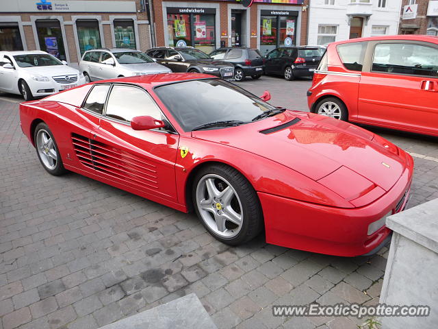 Ferrari Testarossa spotted in Hannut, Belgium