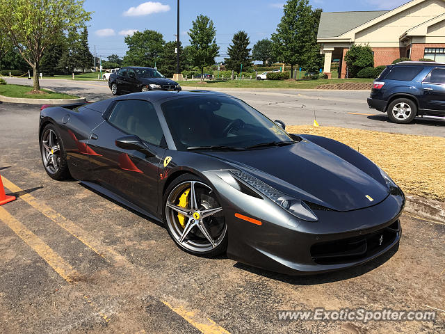 Ferrari 458 Italia spotted in Victor, New York