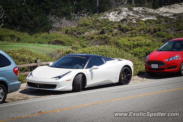 Ferrari 458 Italia spotted in Carmel, California