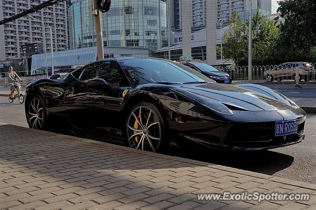 Ferrari 458 Italia spotted in Beijing, China