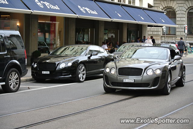 Bentley Continental spotted in Zurich, Switzerland