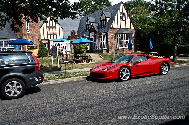 Ferrari 458 Italia spotted in Arlington, Virginia