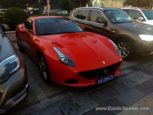 Ferrari California spotted in Beijing, China