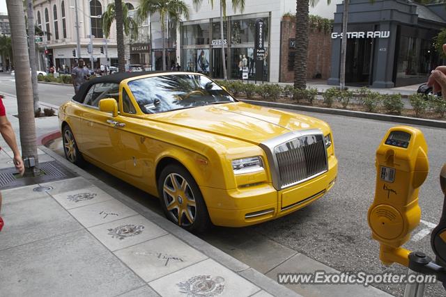 Rolls-Royce Phantom spotted in Beverly Hills, California