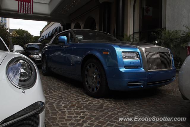 Rolls-Royce Phantom spotted in Beverly Hills, California