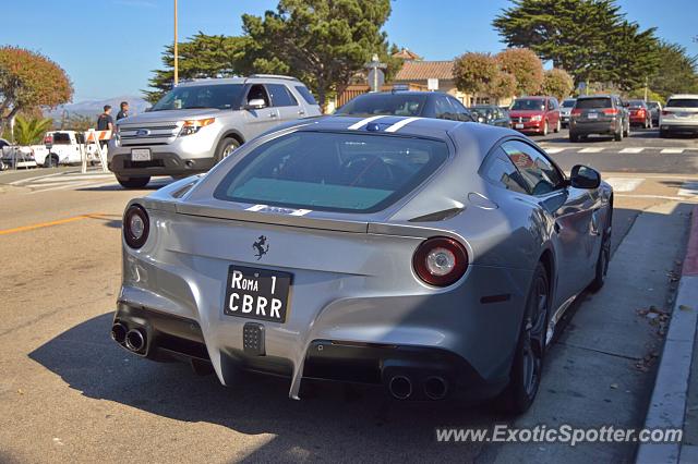 Ferrari F12 spotted in Monterey, California