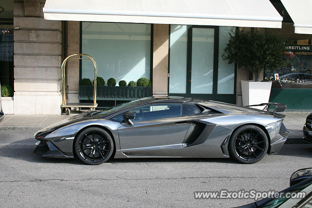 Lamborghini Aventador spotted in Geneva, Switzerland