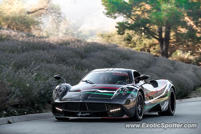 Pagani Huayra spotted in Carmel Valley, California