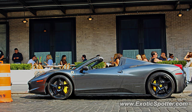 Ferrari 458 Italia spotted in Manhattan, New York