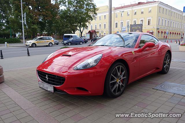 Ferrari California spotted in Minsk, Belarus