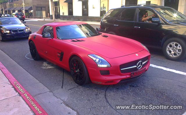 Mercedes SLS AMG spotted in Beverly Hills, California