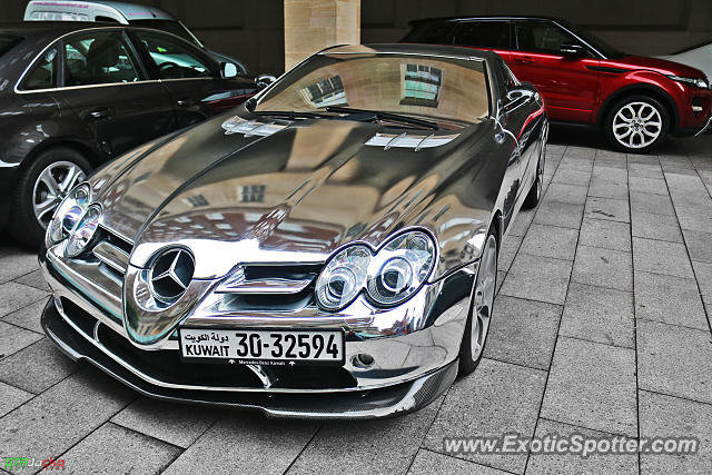 Mercedes SLR spotted in London, United Kingdom