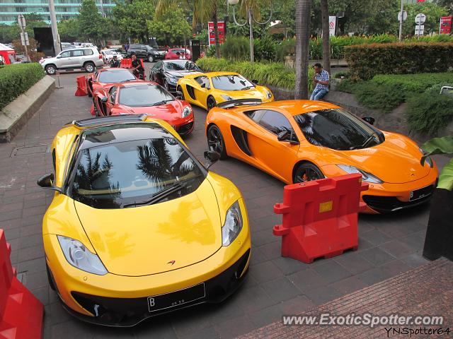 Mclaren MP4-12C spotted in Jakarta, Indonesia