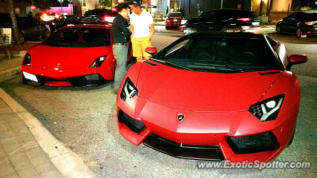 Lamborghini Aventador spotted in Toronto, Canada