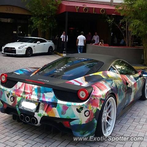 Ferrari 458 Italia spotted in Fort Lauderdale, Florida