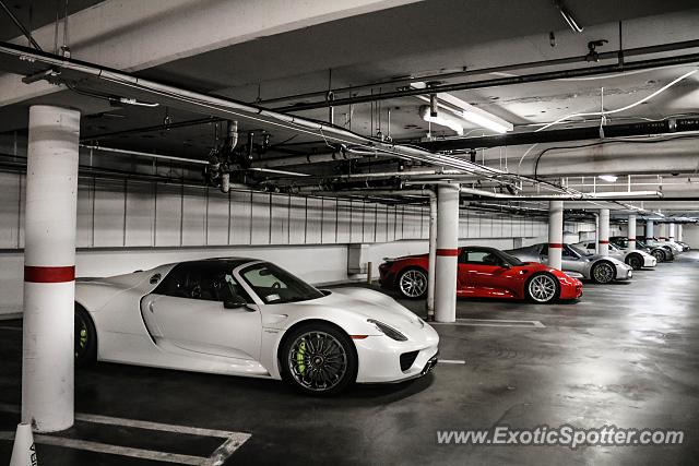 Porsche 918 Spyder spotted in Carmel, California