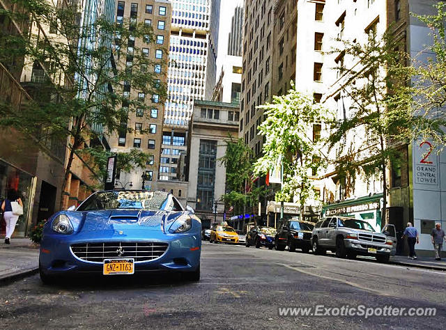 Ferrari California spotted in Manhattan, New York