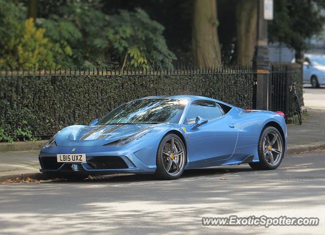 Ferrari 458 Italia spotted in London, United Kingdom