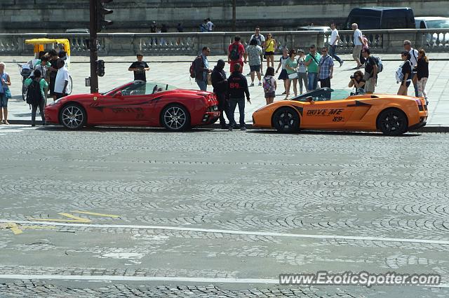 Ferrari California spotted in Paris, France