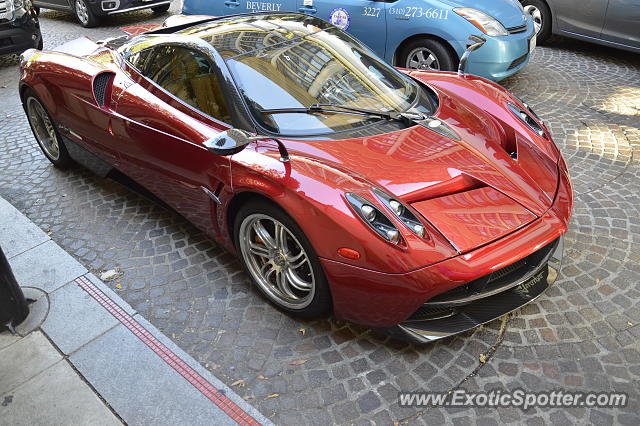 Pagani Huayra spotted in Beverly Hills, California