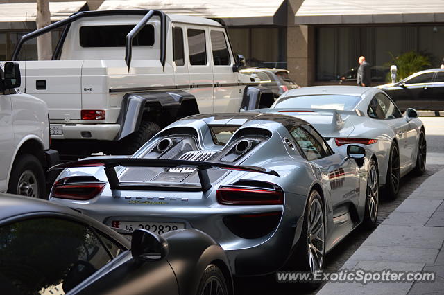 Porsche 918 Spyder spotted in Beverly Hills, California