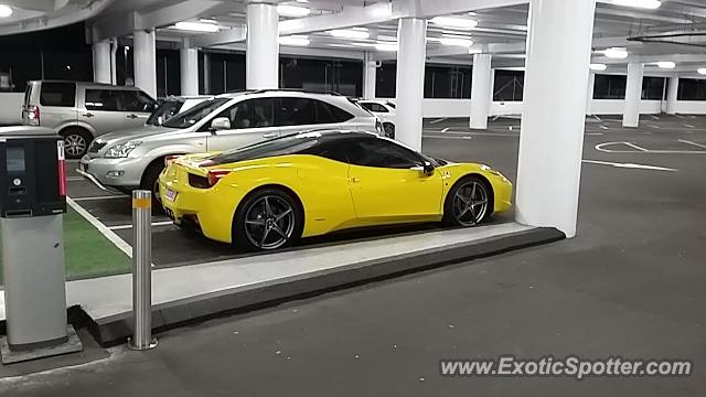 Ferrari 458 Italia spotted in Auckland, New Zealand