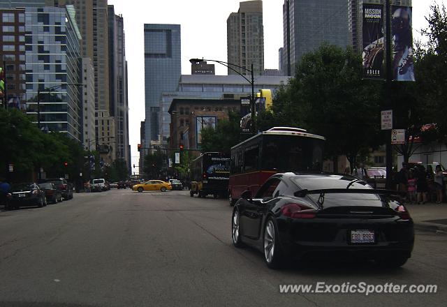 Porsche Cayman GT4 spotted in Chicago, Illinois