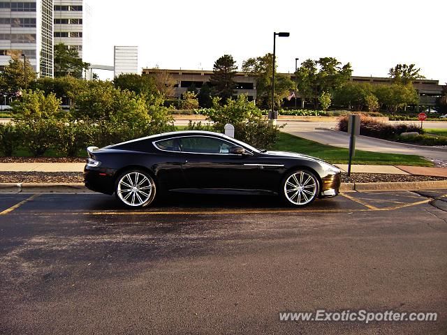 Aston Martin DB9 spotted in Oak Brook, Illinois