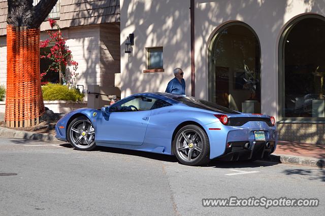 Ferrari 458 Italia spotted in Carmel, California