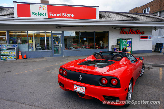 Ferrari 360 Modena spotted in Calgary, Canada