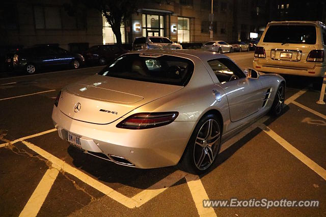 Mercedes SLS AMG spotted in Arlington, Virginia