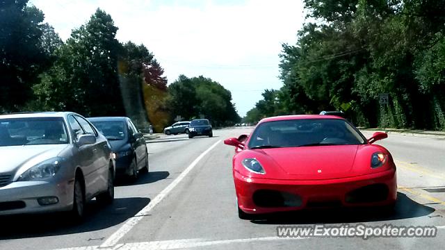 Ferrari F430 spotted in Glenview, Illinois