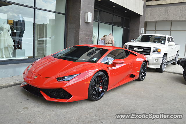 Lamborghini Huracan spotted in Houston, Texas