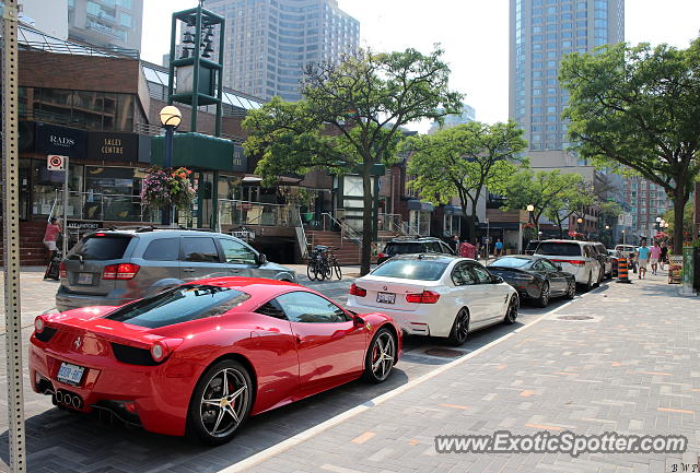 Ferrari 458 Italia spotted in Toronto, Canada