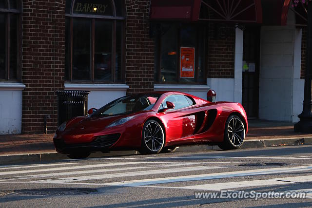 Mclaren MP4-12C spotted in Arlington, Virginia