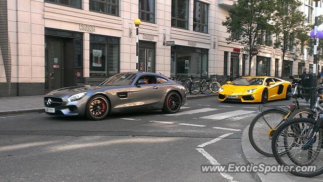 Lamborghini Aventador spotted in London, United Kingdom