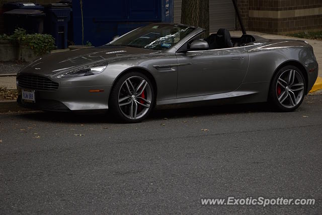 Aston Martin DB9 spotted in Arlington, Virginia