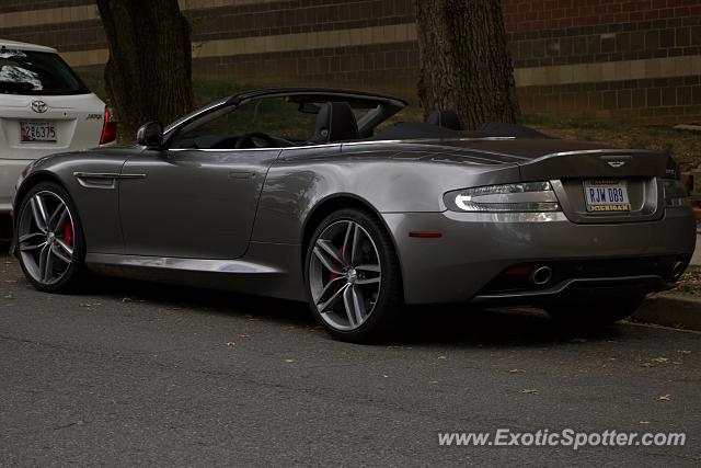 Aston Martin DB9 spotted in Arlington, Virginia